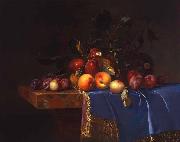 Willem van Fruit Still Life with a Snail Germany oil painting artist